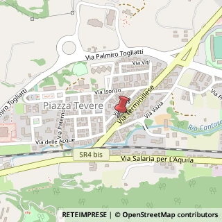 Mappa Via del Terminillo, 14, 02100 Rieti, Rieti (Lazio)