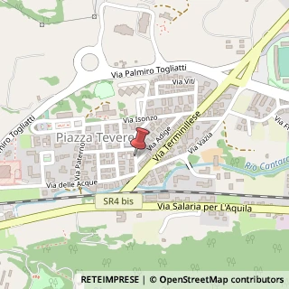 Mappa Via Cotilia, 6, 02100 Rieti, Rieti (Lazio)