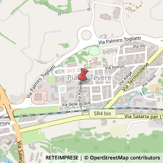 Mappa Via Paterno, 58, 02100 Rieti, Rieti (Lazio)
