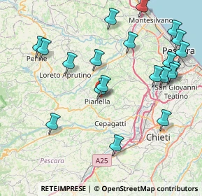 Mappa Via Bologna, 65019 Pianella PE, Italia (9.7265)