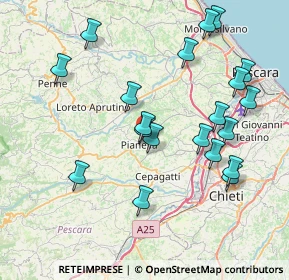 Mappa Via Bologna, 65019 Pianella PE, Italia (8.639)