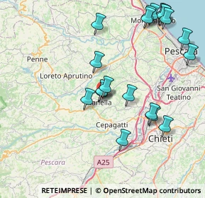 Mappa Via Bologna, 65019 Pianella PE, Italia (9.443)