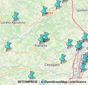 Mappa Via Bologna, 65019 Pianella PE, Italia (6.5675)