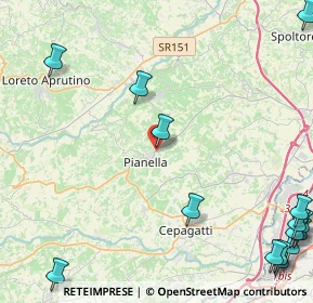 Mappa Via Bologna, 65019 Pianella PE, Italia (7.42533)
