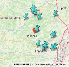 Mappa Via Bologna, 65019 Pianella PE, Italia (4.05125)