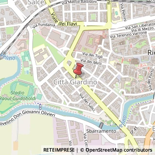 Mappa Viale Lionello Matteucci, 32, 02100 Rieti, Rieti (Lazio)