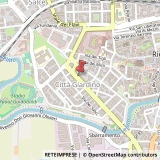 Mappa Via Matteucci Lionello, 81, 02100 Rieti, Rieti (Lazio)