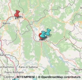 Mappa Via delle Rose, 02100 Rieti RI, Italia (41.74421)