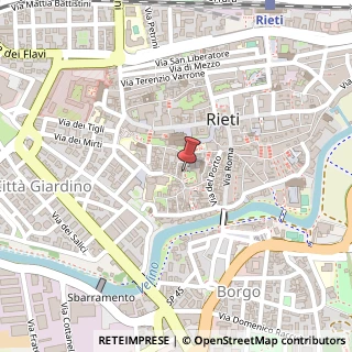 Mappa Via Sant'Anna, 21, 02100 Rieti, Rieti (Lazio)