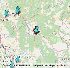 Mappa Via del Mattonato, 02100 Rieti RI, Italia (18.405)