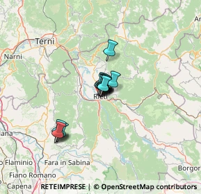 Mappa Via del Mattonato, 02100 Rieti RI, Italia (7.25357)