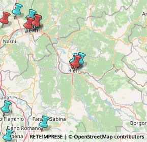 Mappa Via del Mattonato, 02100 Rieti RI, Italia (25.54429)