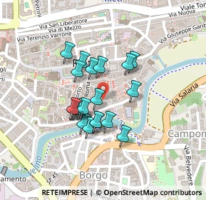 Mappa Via del Mattonato, 02100 Rieti RI, Italia (0.172)