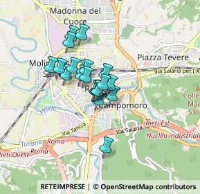 Mappa Via del Mattonato, 02100 Rieti RI, Italia (0.581)