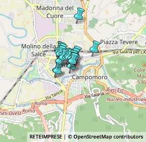 Mappa Via del Mattonato, 02100 Rieti RI, Italia (0.411)