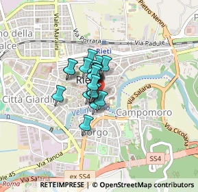 Mappa Via del Mattonato, 02100 Rieti RI, Italia (0.217)