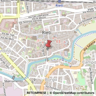 Mappa Via Roma, 46, 02100 Rieti, Rieti (Lazio)