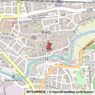 Mappa Via Roma, 19, 02100 Rieti, Rieti (Lazio)