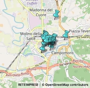 Mappa Via Sant'Agnese, 02100 Rieti RI, Italia (0.3105)