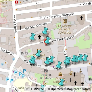 Mappa Via Sant'Agnese, 02100 Rieti RI, Italia (0.08095)