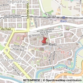 Mappa Via Cintia, 138, 02100 Rieti, Rieti (Lazio)