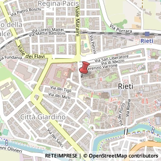 Mappa Via Cintia, 28, 02100 Rieti, Rieti (Lazio)