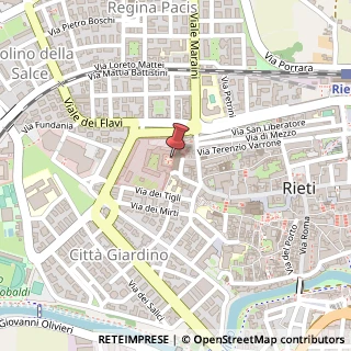 Mappa Piazza Marconi, 11, 02100 Rieti, Rieti (Lazio)