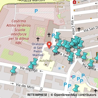 Mappa PIAZZA DELLA BEATA COLOMBA, 02100 Rieti RI, Italia (0.07391)