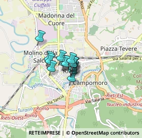 Mappa Via Pescheria, 02100 Rieti RI, Italia (0.35563)