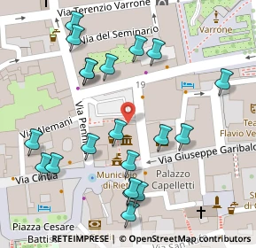 Mappa Via Pescheria, 02100 Rieti RI, Italia (0.0725)