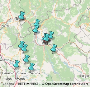 Mappa Via Ottavio Giuseppe Pitoni, 02100 Rieti RI, Italia (14.02643)