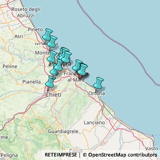 Mappa PIAZZA SANTI ANGELI CUSTODI, 66023 Francavilla al Mare CH, Italia (10.2275)