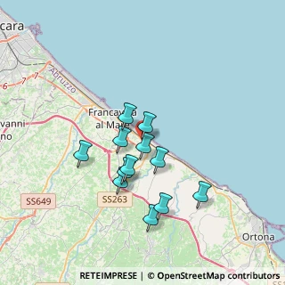 Mappa PIAZZA SANTI ANGELI CUSTODI, 66023 Francavilla al Mare CH, Italia (3.0875)