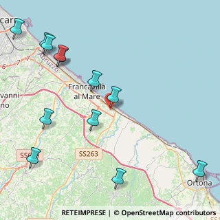 Mappa PIAZZA SANTI ANGELI CUSTODI, 66023 Francavilla al Mare CH, Italia (5.785)