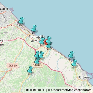 Mappa PIAZZA SANTI ANGELI CUSTODI, 66023 Francavilla al Mare CH, Italia (3.78273)
