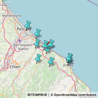 Mappa Via Costanza D'Avalos, 66023 Francavilla al Mare CH, Italia (6.04455)