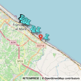 Mappa Via Costanza D'Avalos, 66023 Francavilla al Mare CH, Italia (2.447)