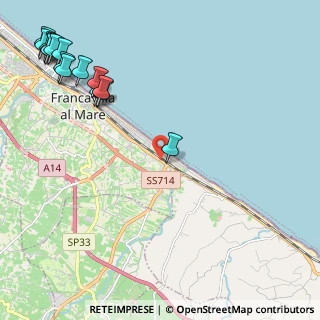 Mappa Via Costanza D'Avalos, 66023 Francavilla al Mare CH, Italia (3.29467)