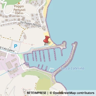 Mappa Localita' Cala Galera, 24, 58019 Monte Argentario, Grosseto (Toscana)