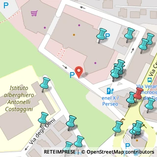 Mappa Via Enrico Mercatanti, 02100 Rieti RI, Italia (0.1)