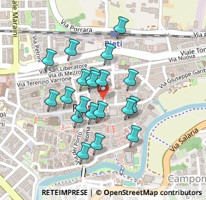 Mappa Tabaccheria - Rieti, 02100 Rieti RI, Italia (0.1895)