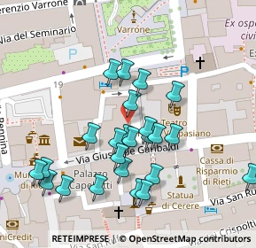 Mappa Tabaccheria - Rieti, 02100 Rieti RI, Italia (0.04167)