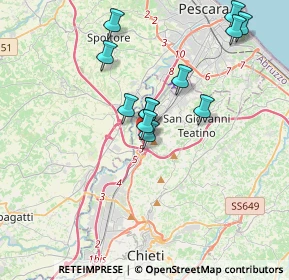 Mappa Via Po, 66054 San Giovanni teatino CH, Italia (3.54167)