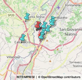 Mappa Via Po, 66054 San Giovanni teatino CH, Italia (1.15083)