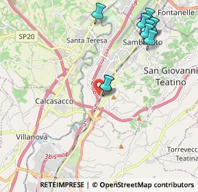 Mappa Via Po, 66054 San Giovanni teatino CH, Italia (2.48545)