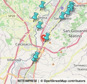 Mappa Via Po, 66054 San Giovanni teatino CH, Italia (2.49818)