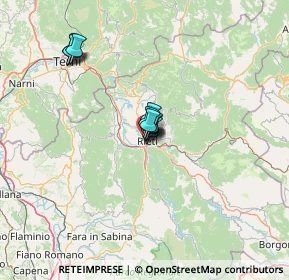 Mappa Via Flavio Domiziano, 02100 Rieti RI, Italia (9.13182)