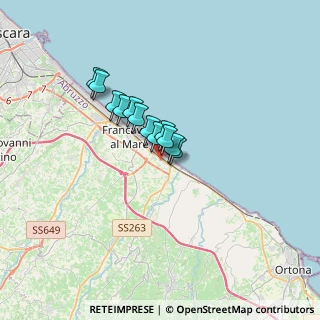 Mappa Strada Sant' Elena, 66023 Francavilla al Mare CH, Italia (2.0825)