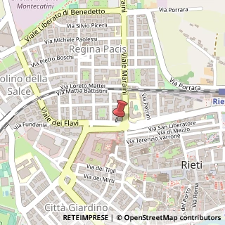 Mappa Via dei Flavi, 5, 02100 Rieti, Rieti (Lazio)