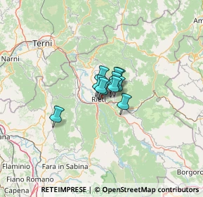 Mappa 02010 Rieti RI, Italia (4.87273)